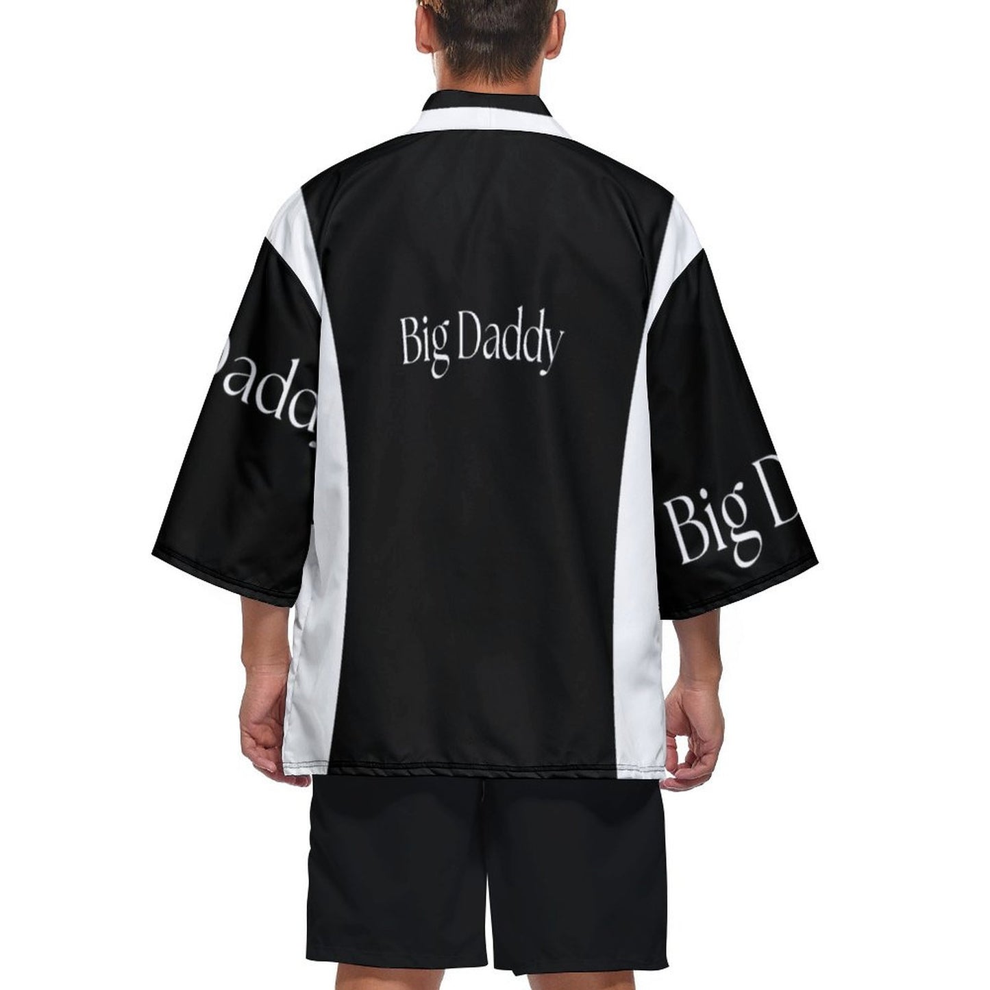 Drop Shoulder Male Kimono Cardigan-BIG DADDY