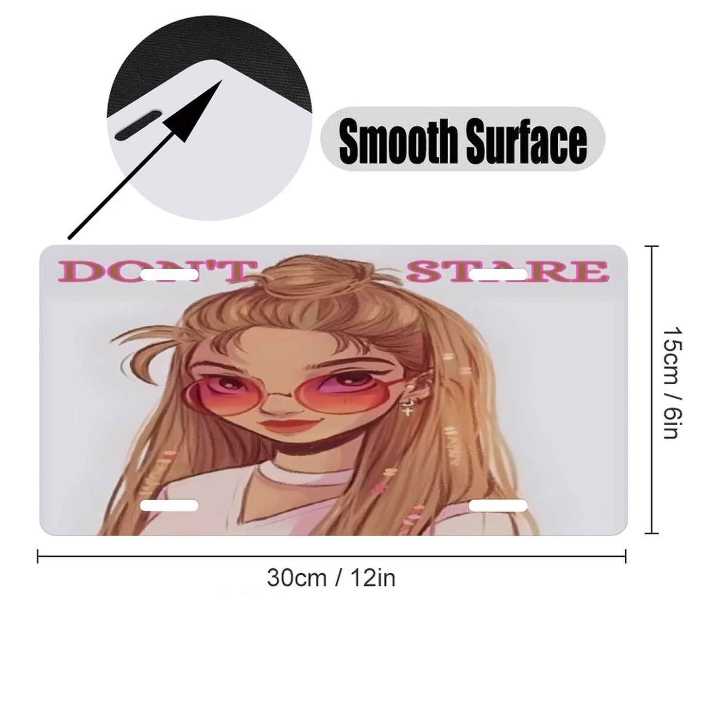 Car License Plate-11.8”x5.9”