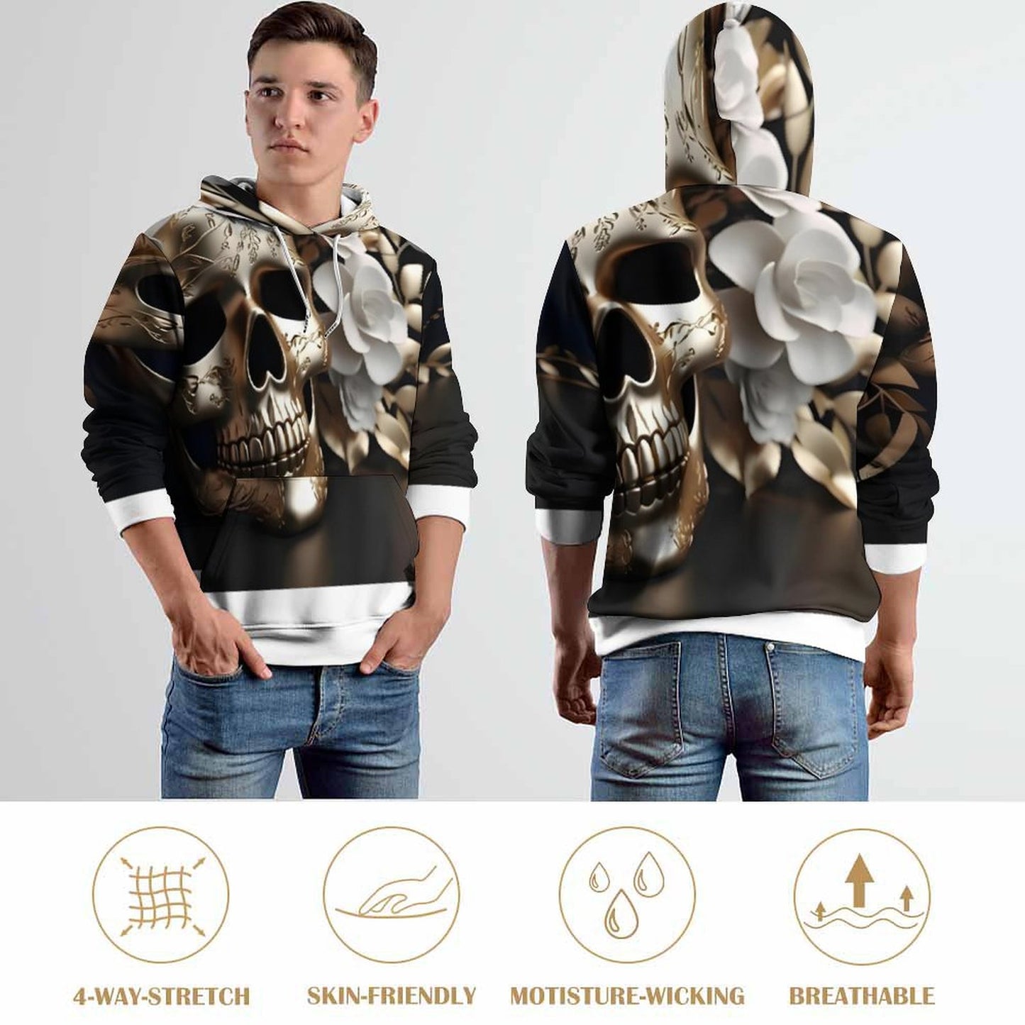 230gsm Women's Graphic Hoodie (All-Over Printing)