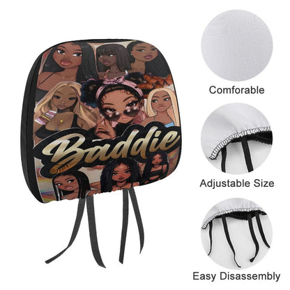 Custom Car Headrest Covers