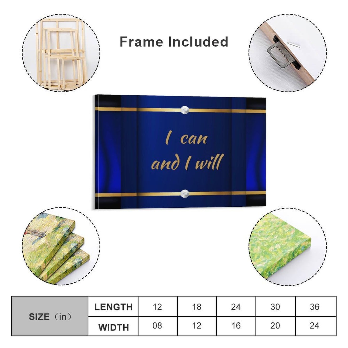 Hanging Poster (Horizontal 3:2)-12x18 inch/ 8x12 inch