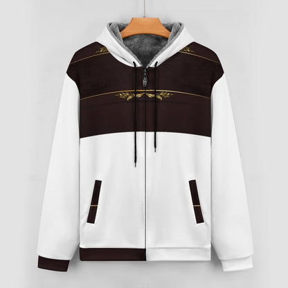 230gsm Full Zip up Hoodie with Plush Lining WZIP (All-Over Printing)