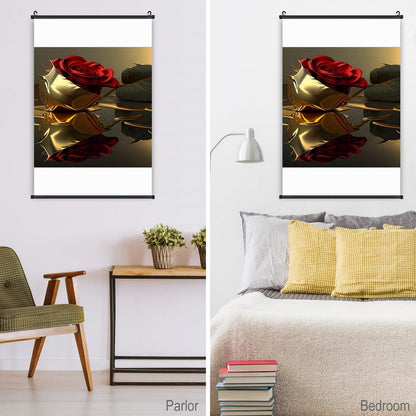 Canvas Hanging Poster with Scrolls-16"x24"/ 40x60cm