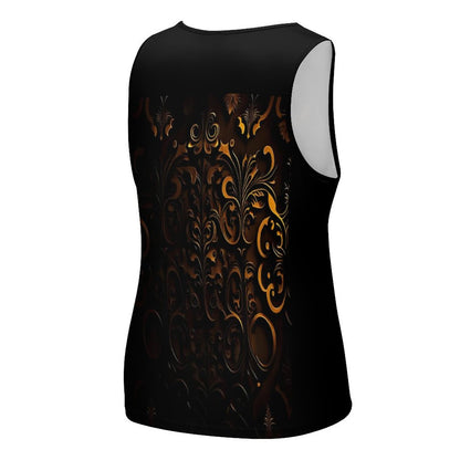 EMBEDDED BRONZE Men's Printed Vest BK (All-Over Printing)