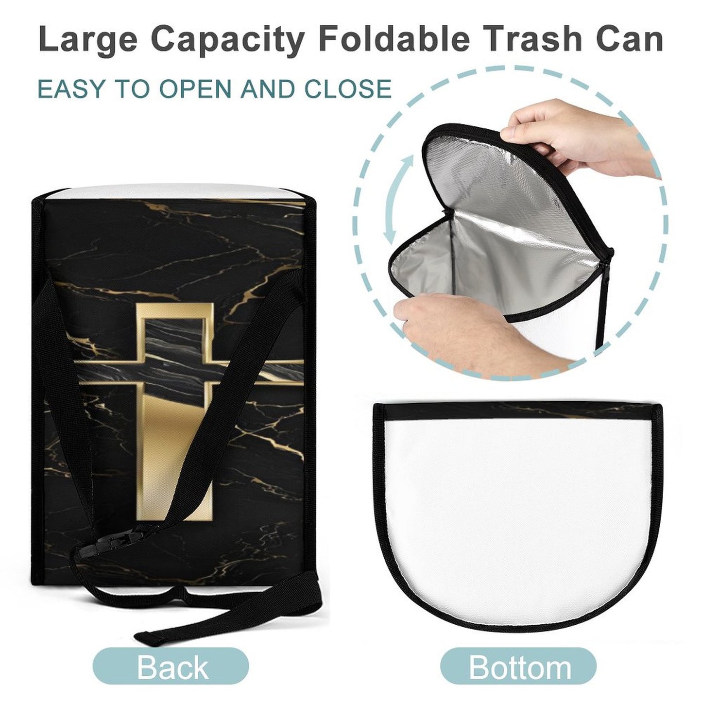 Collapsible Car Trash Bin