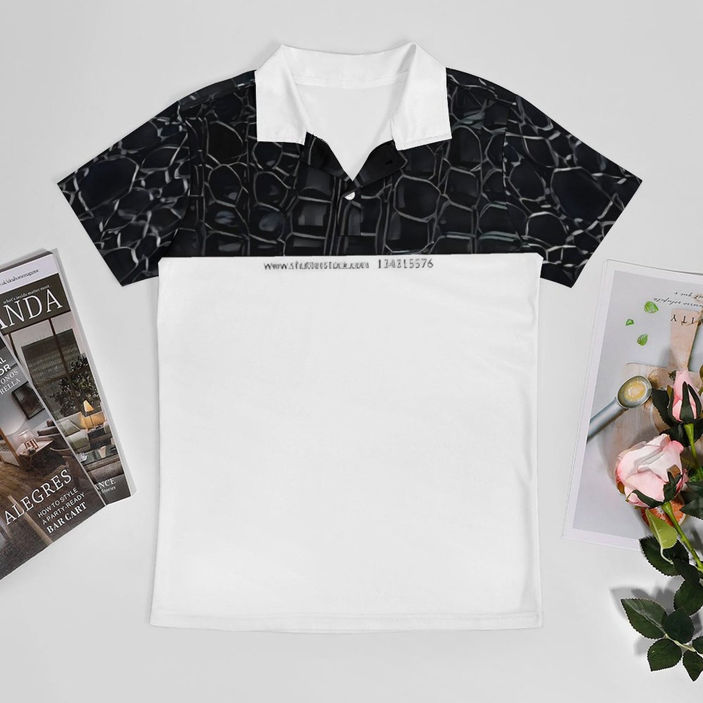 Short Sleeve Men's POLO T-shirt (All-Over Printing)