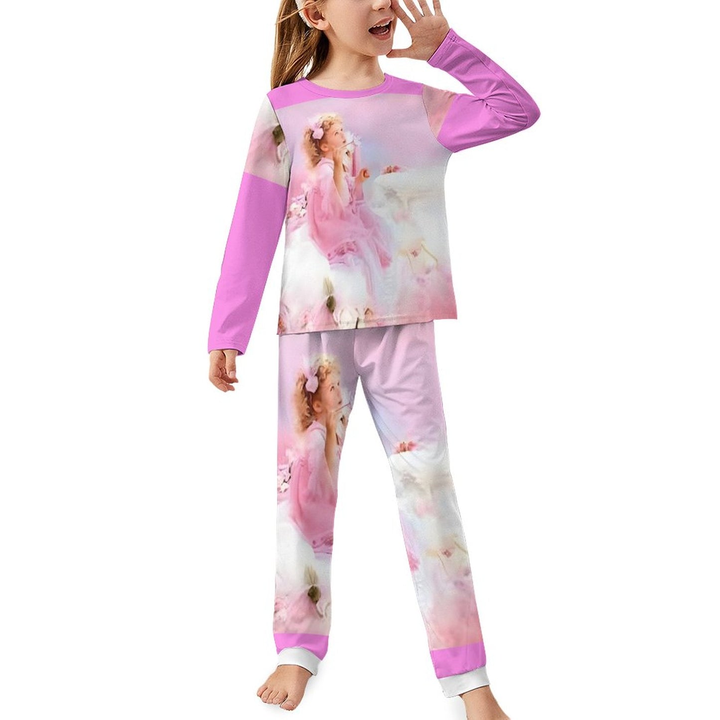 Long Sleeve Girls Nightwear JTZ (All-Over Printing)