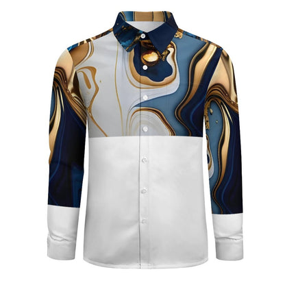 Men's Long Sleeve Shirt with Pocket LS (All-Over Printing)