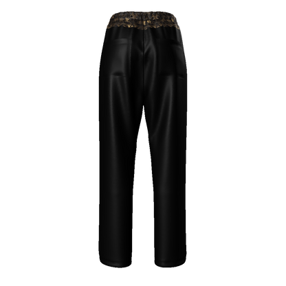 BLACK & GOLD Unisex Straight Leg Pants-SMALL-4XL (only this provider: 3-4 wks. proces/delivery)