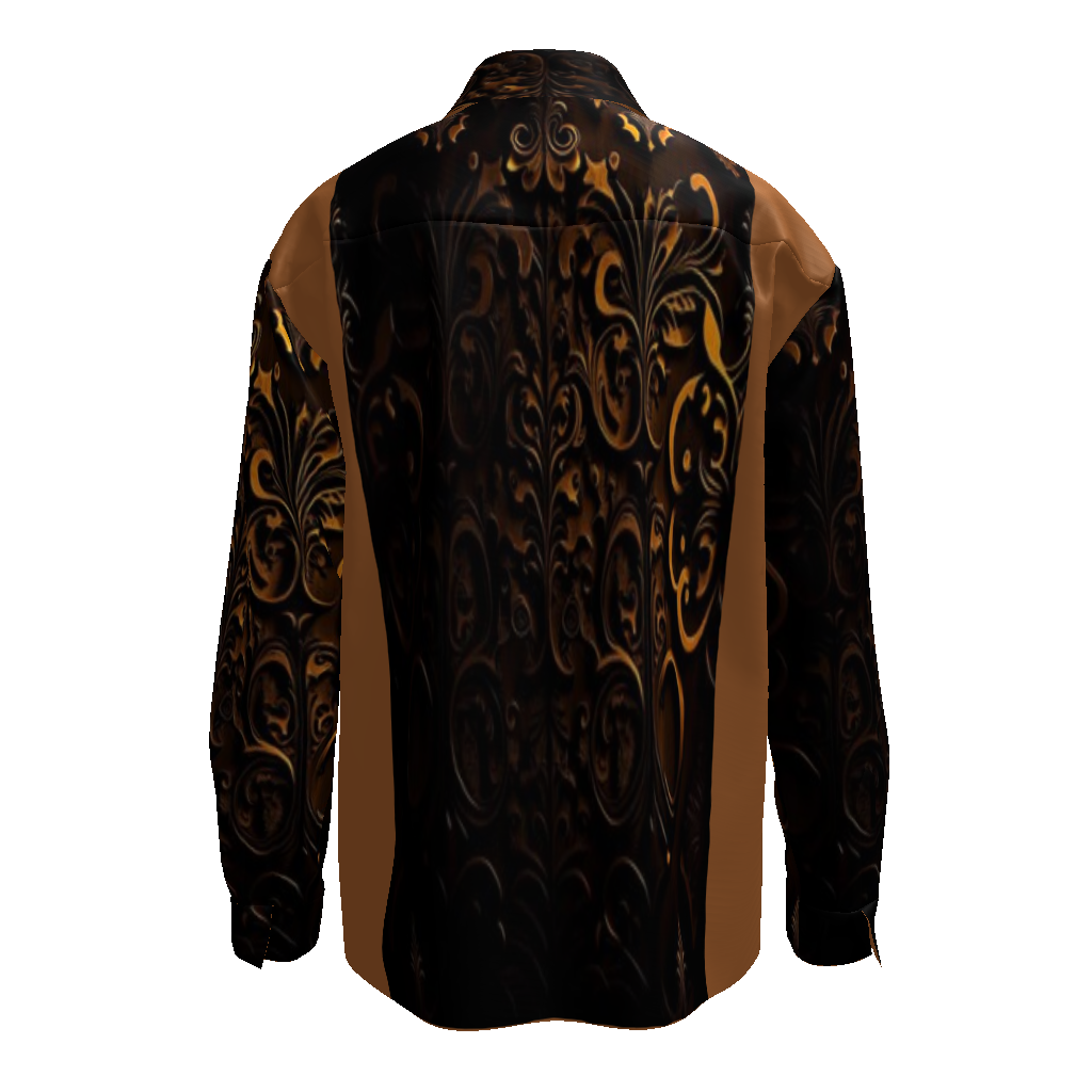 EMBEDDED BRONZE Men's Classic Long Sleeve Shirt