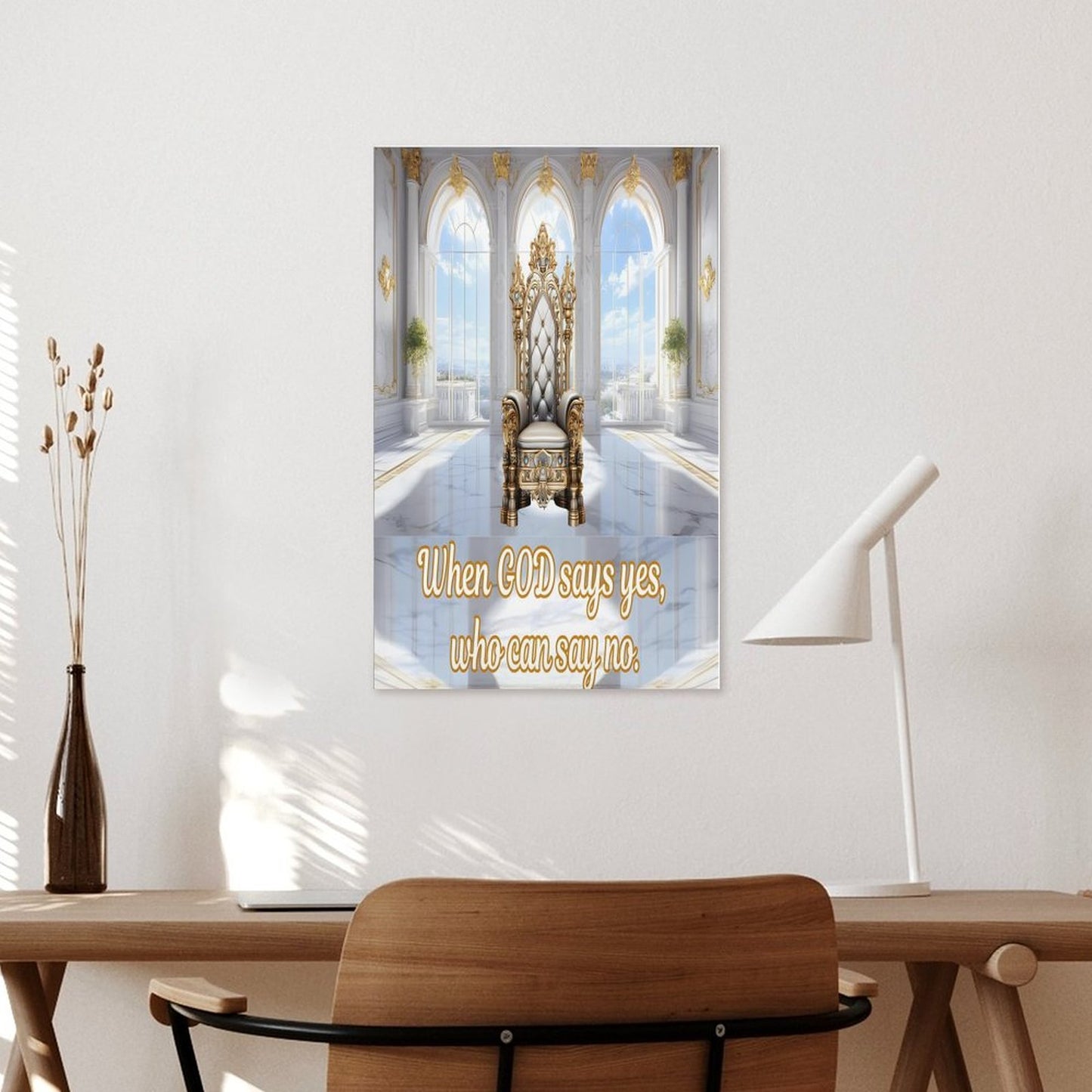 Framed Wooden Poster Hanging (Vertical 2:3)-8x12 inch