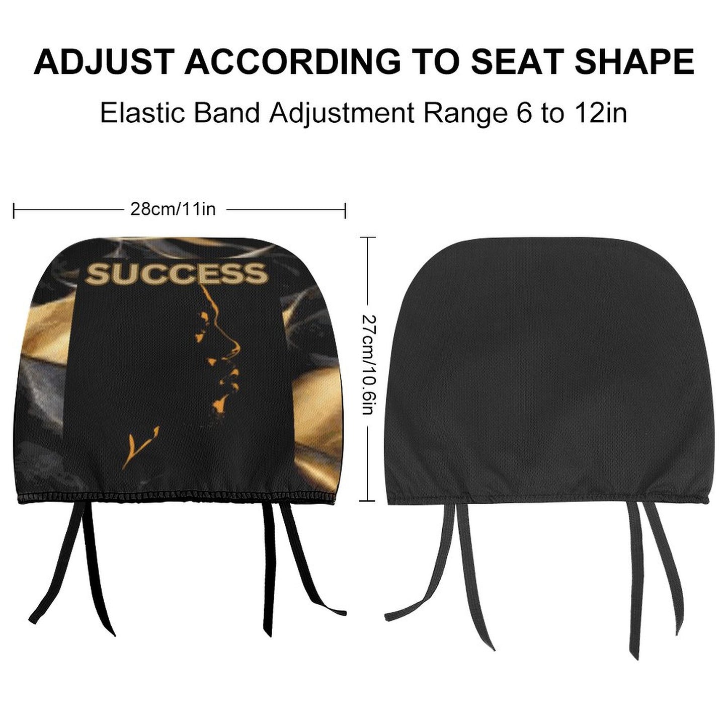 Custom Car Headrest Covers