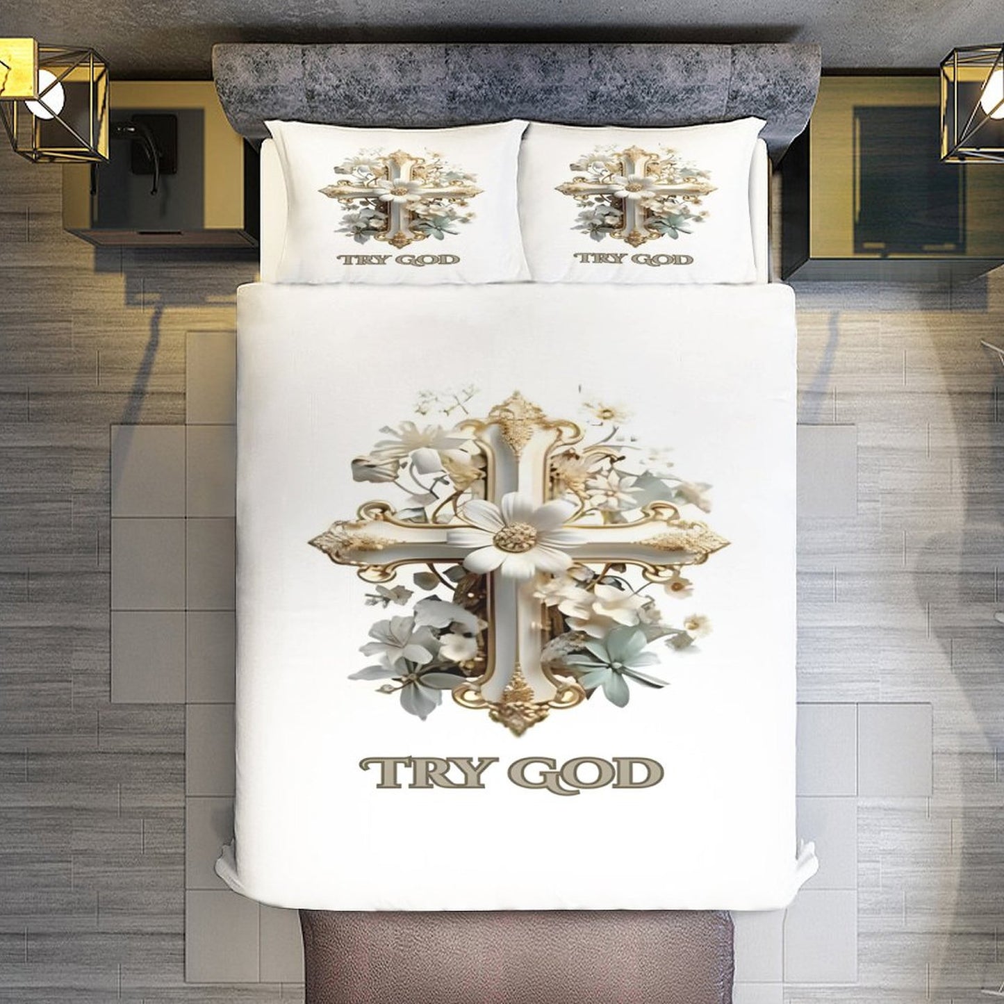 TWIN 3-Piece Bedding Set-86"×70"/ 218×177cm