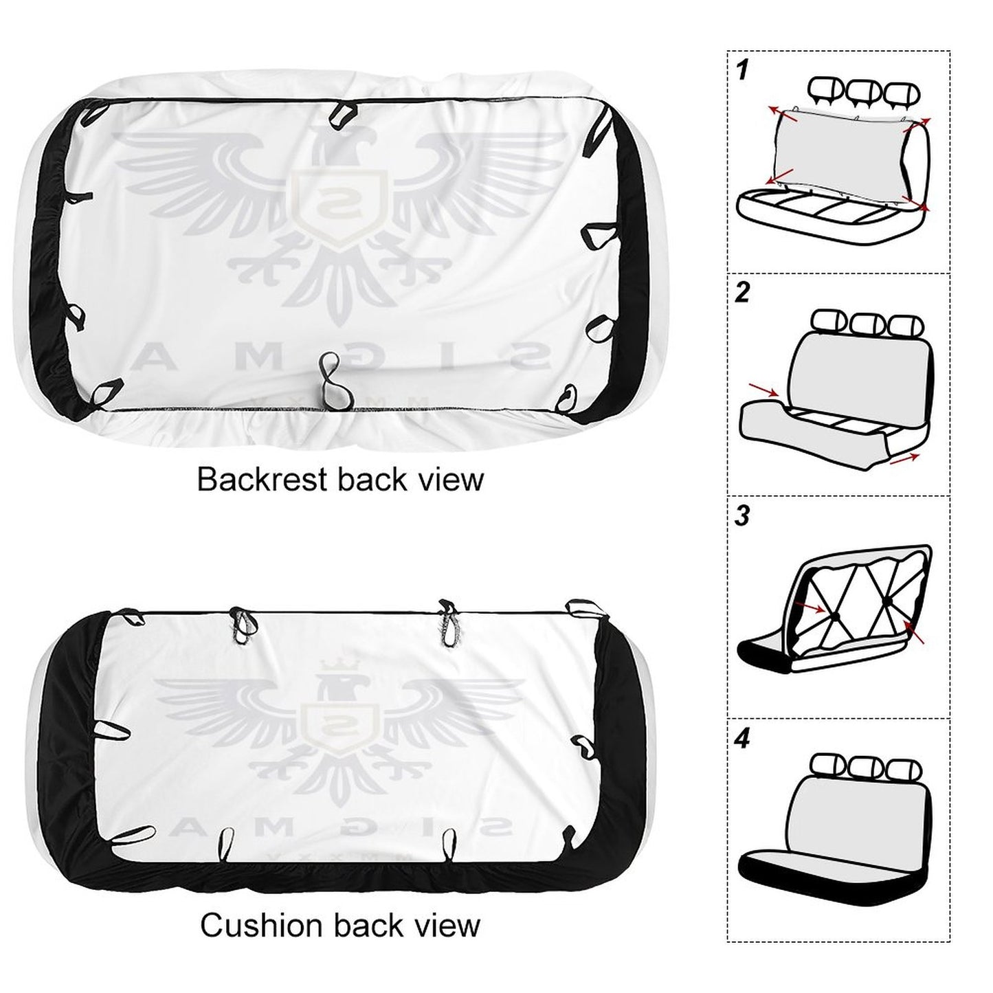 Back Seat Cover for Cars-SIGMA
