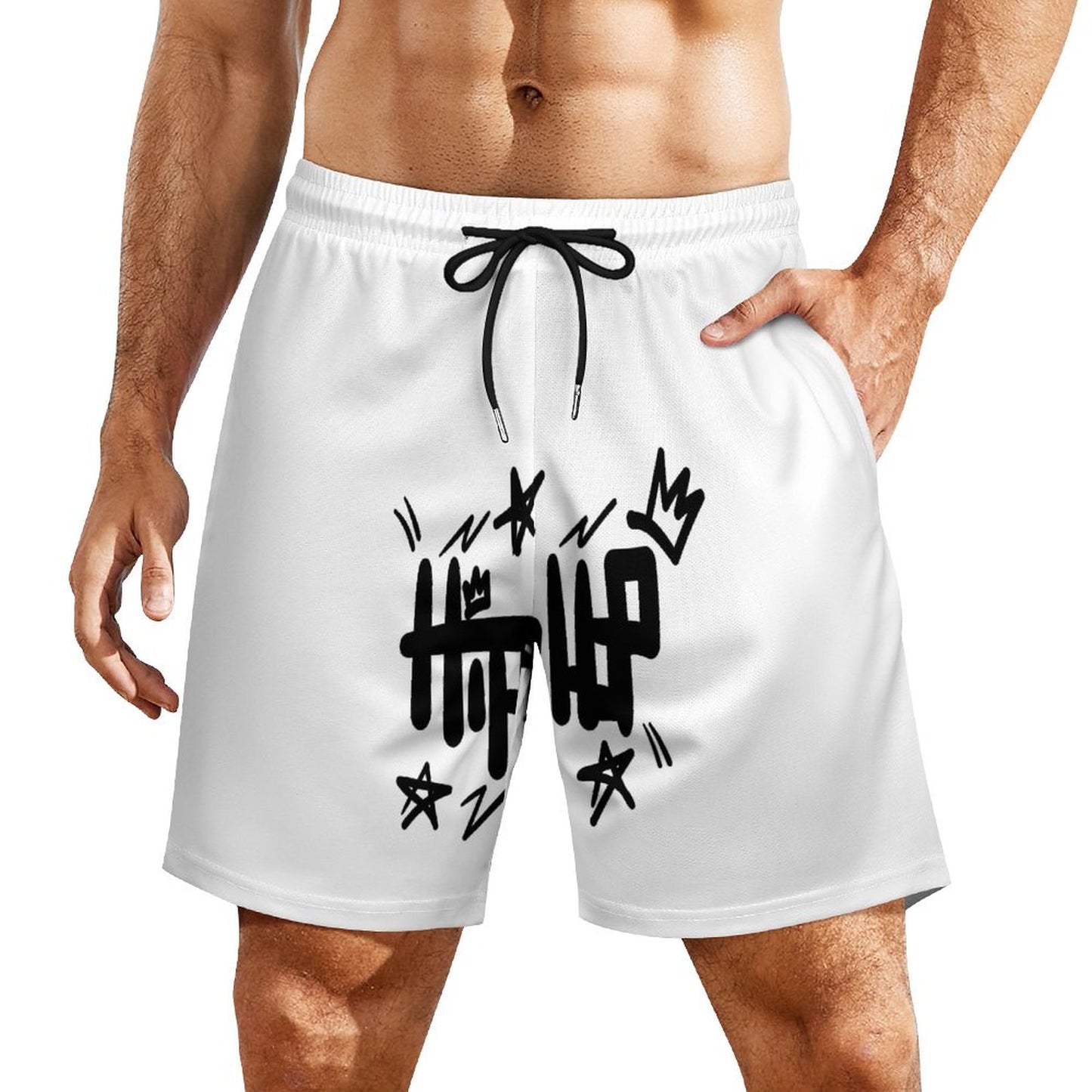 Men's Beach Shorts with 4 Pockets
