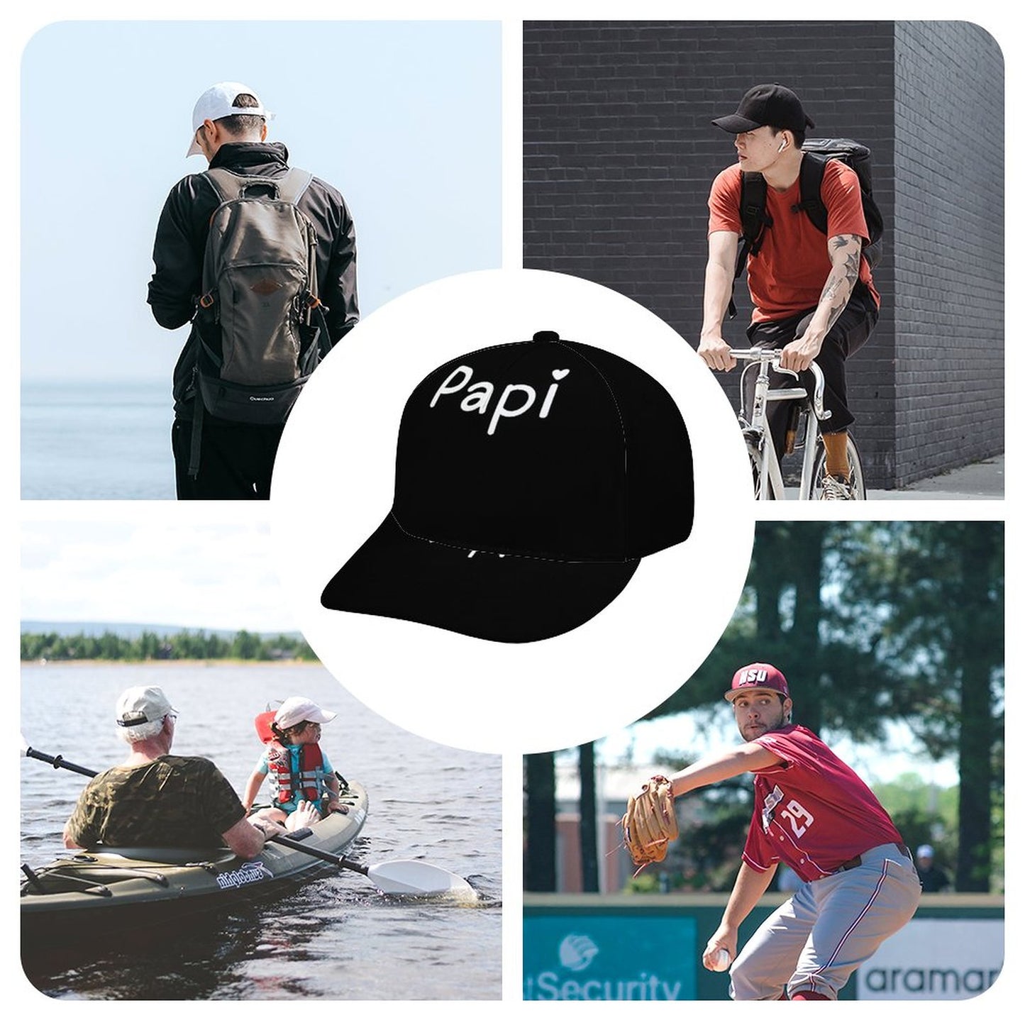Bent Fitted Cap (All-Over Printing)