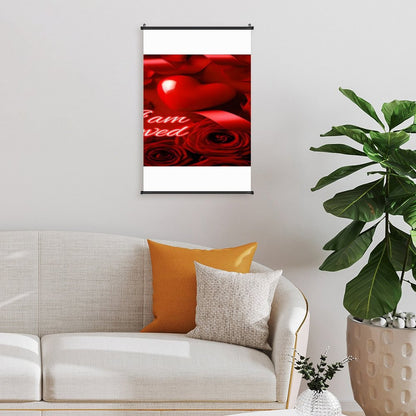 Canvas Hanging Poster with Scrolls-16"x24"/ 40x60cm