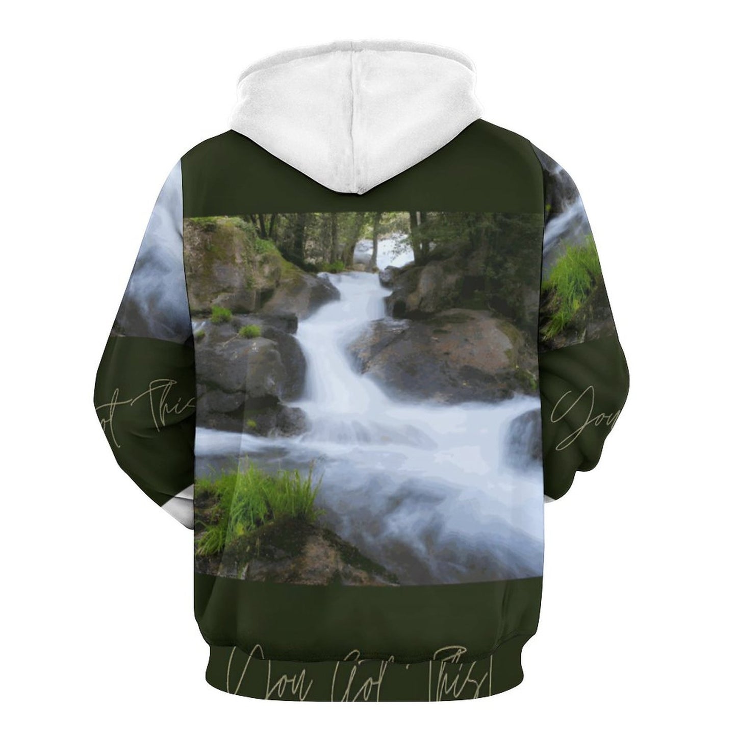 230gsm Men's Cool Hoodie with Double-layer Cap (All-Over Printing)