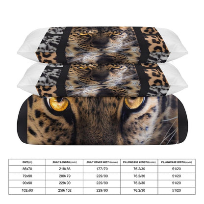 3-Piece Bedding Set-102"x90"/ 259x229cm (Dual-sided Printing)