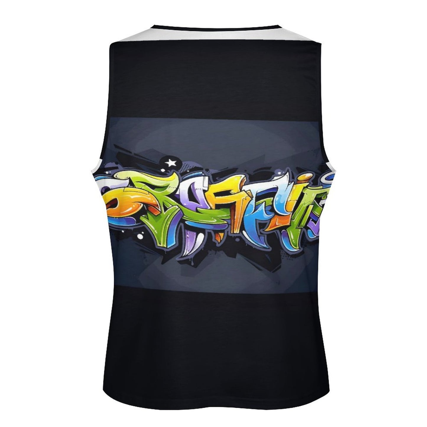 COLORFUL GRAFFITI Men's Next Level Tank Top-SMALL-5XL