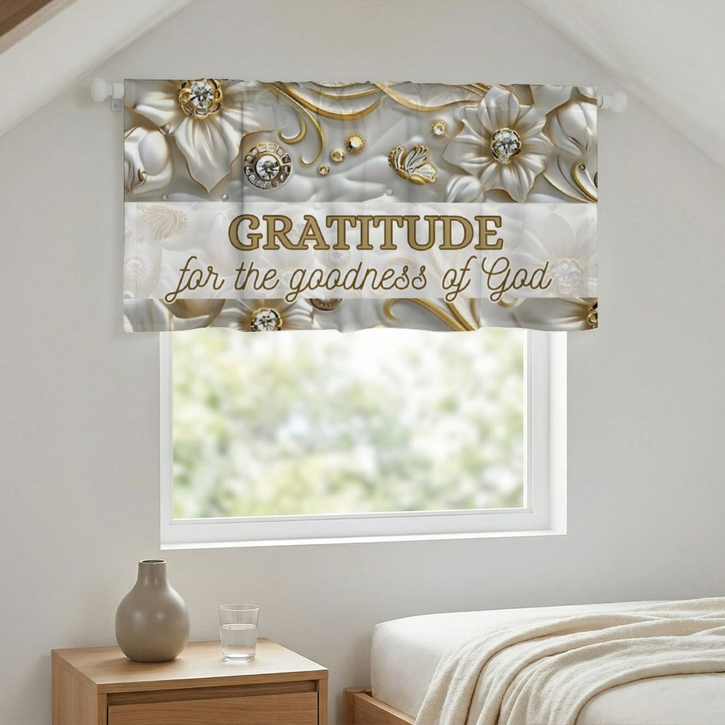 Short Window Curtains(All-Over Printing)