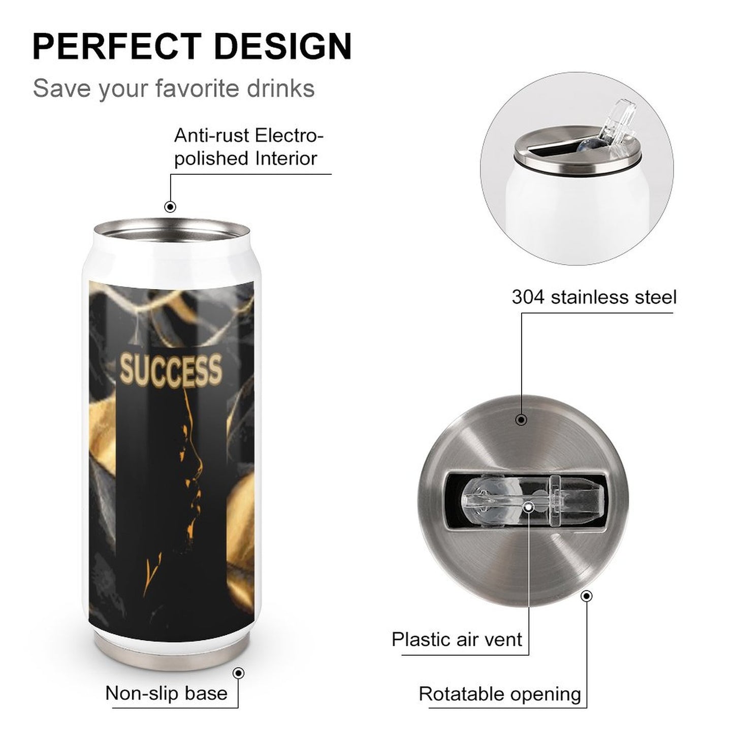Stainless Steel Thermos Tumbler 500ML
