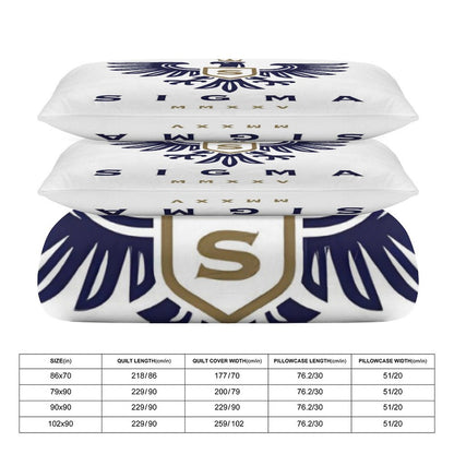 3-Piece Bedding Set-90"x90"/ 229x229cm (Dual-sided Printing)
