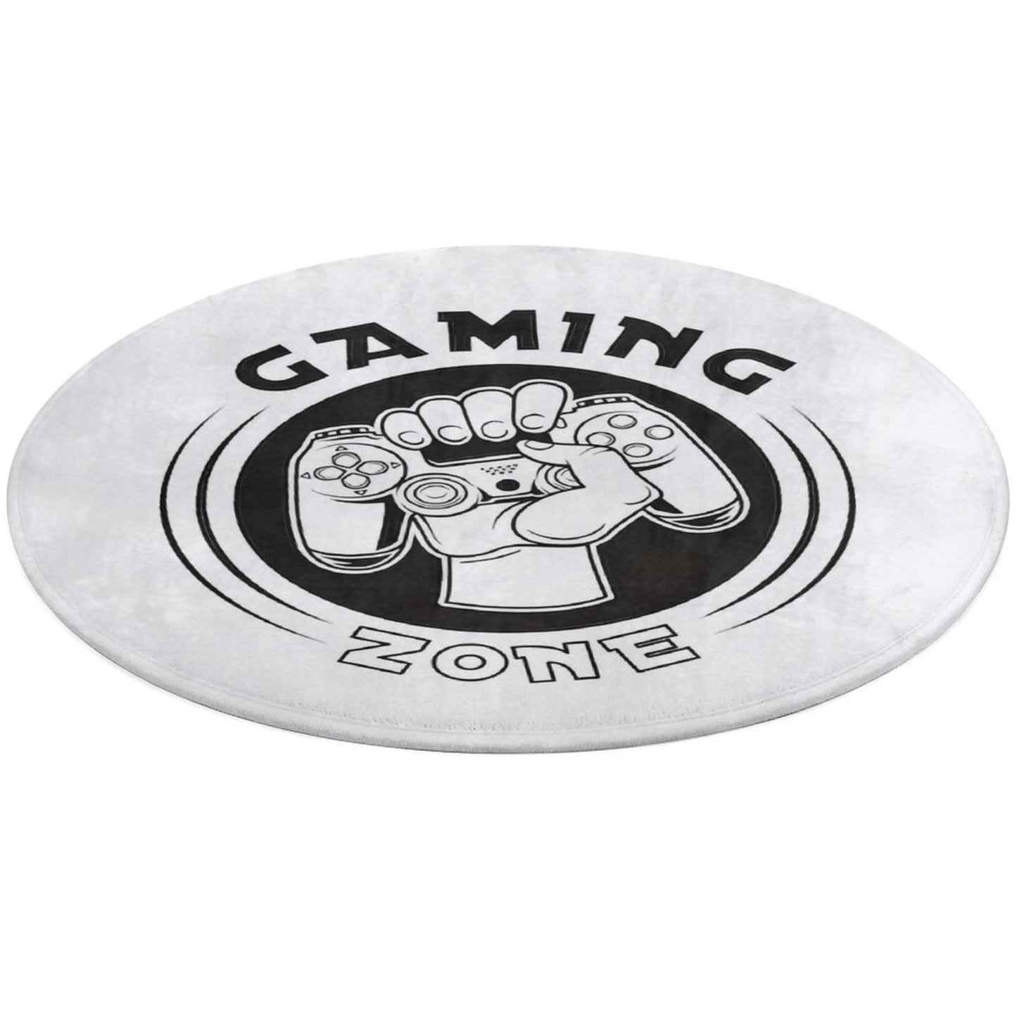 Round Coral Velvet Warm Floor Mat