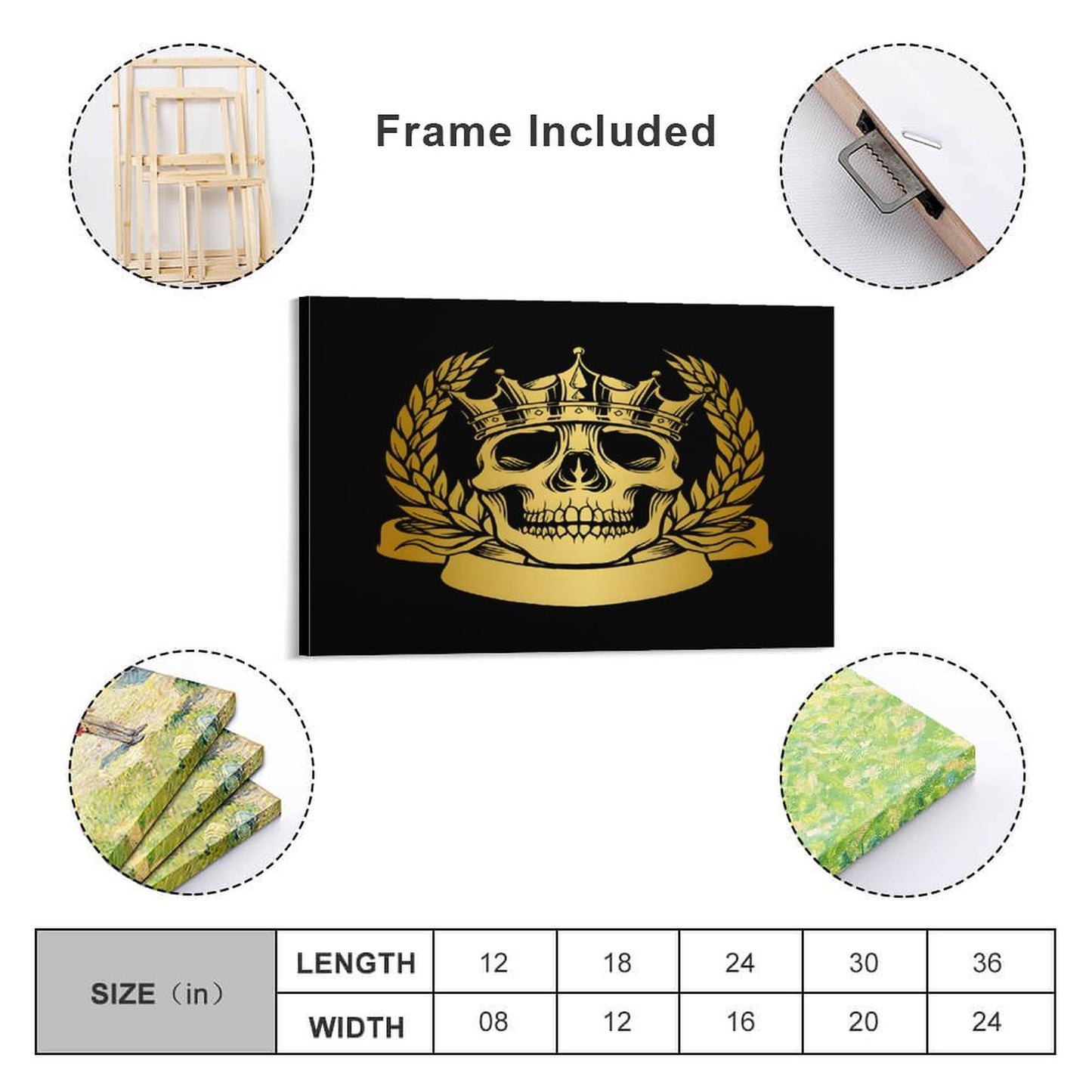 Hanging Poster (Horizontal 3:2)-12x18 inch/ 8x12 inch