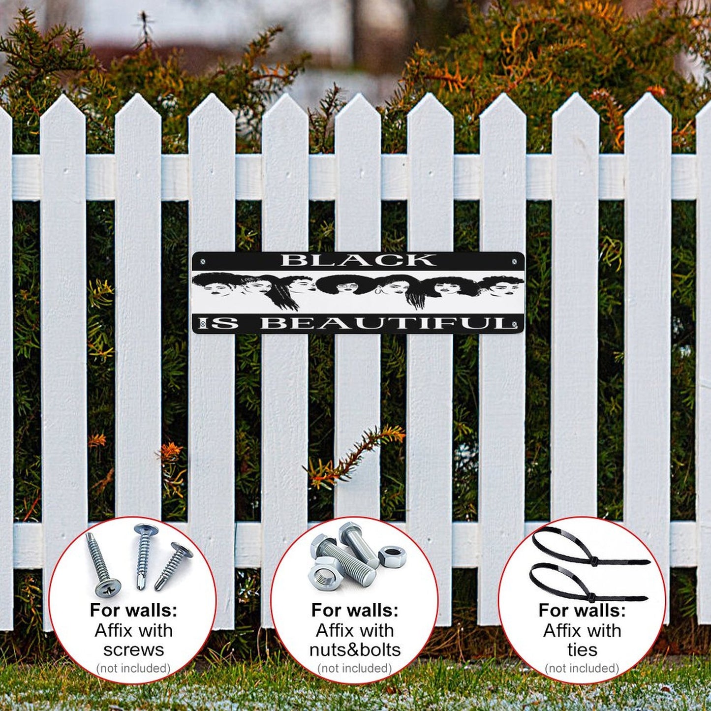 Slim Metal Tin Sign