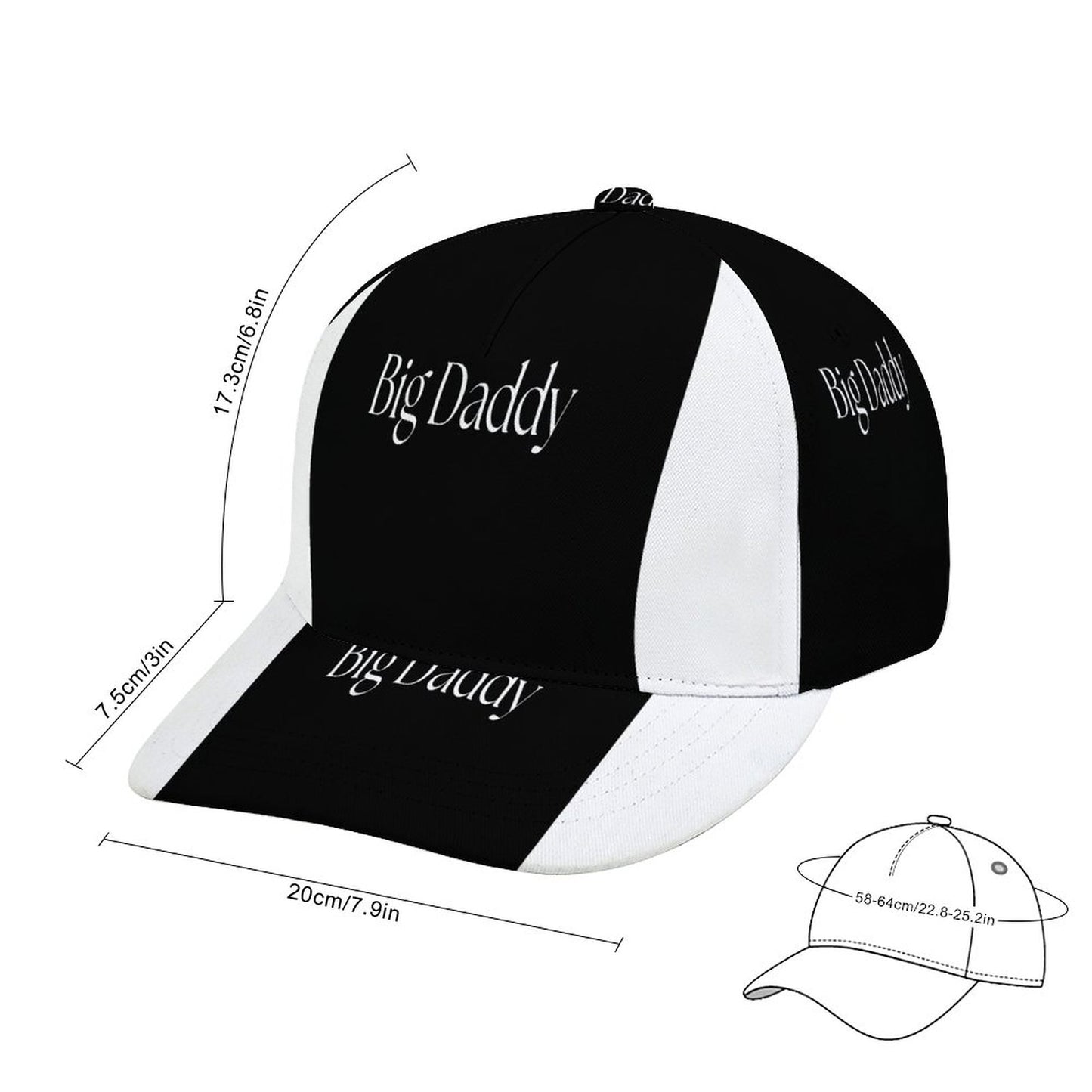 Bent Snapback Cap (All-Over Printing)