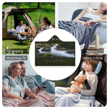 Wrap Hooded Blanket-40"x50"/ 100x130cm