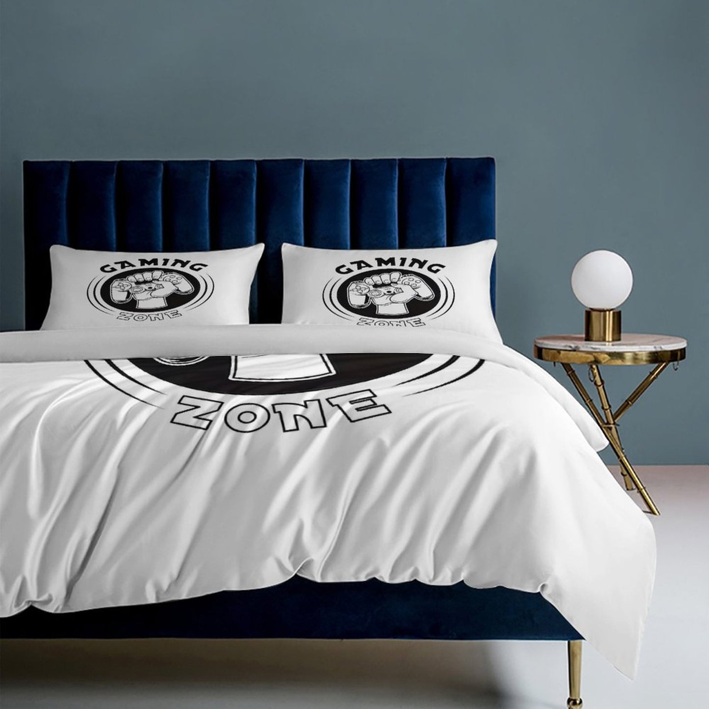 3-Piece Bedding Set-90"x90"/ 229x229cm (Dual-sided Printing)