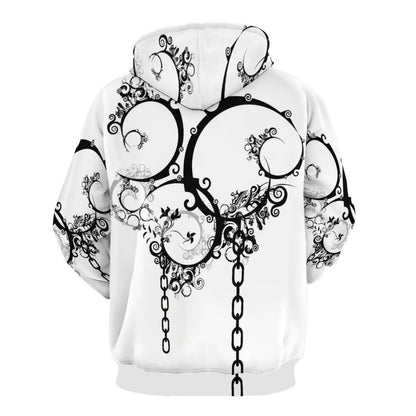 230gsm Lady Hoodie with Double-layer Cap (All-Over Printing)