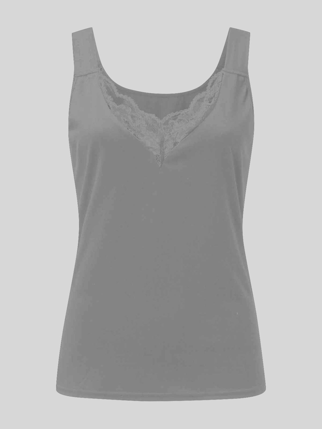 Full Size Lace Detail Sweetheart Neck Tank (white/royal blue/black/burgundy/dark gray)-S-3XL