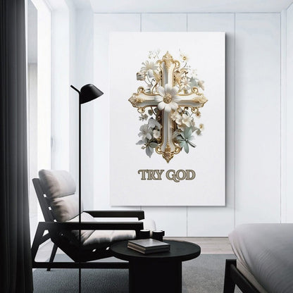 Unframed Art Prints (Vertical 2:3)-8x12 inch/12x18 inch-TRY GOD
