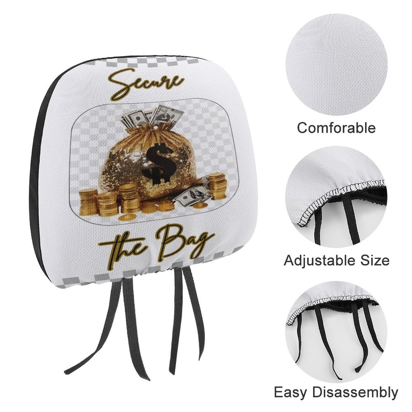 Custom Car Headrest Covers