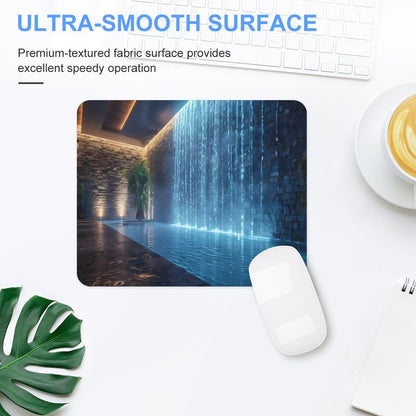 WALL WATERFALL Square Mouse Pad