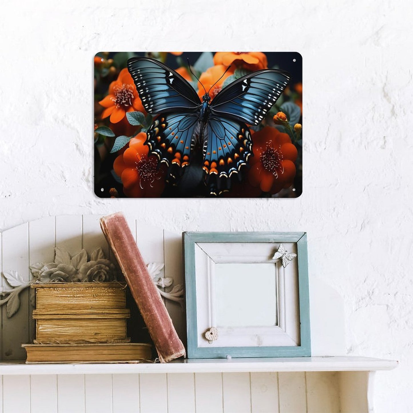 Horizontal Personalized Metal Wall Art Tin Sign-5.5"x7.9"/14x20cm