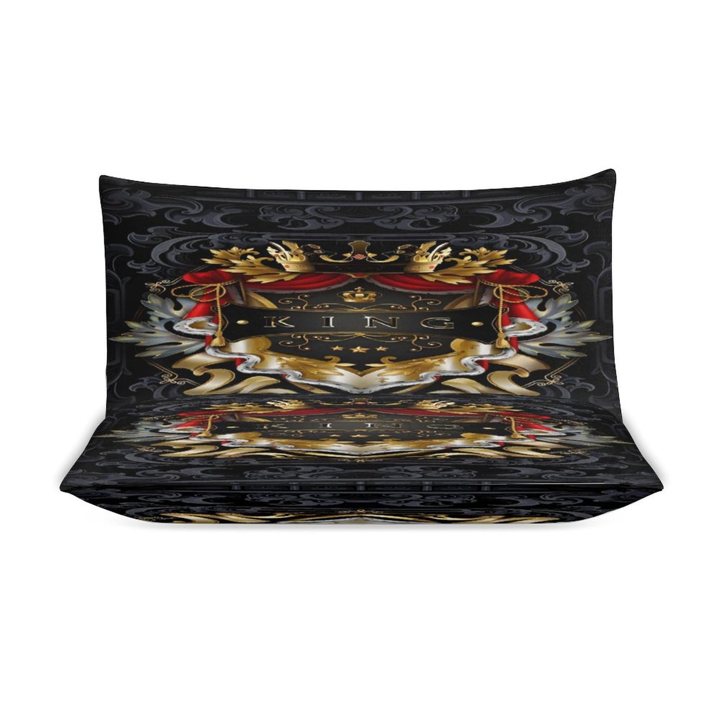 3-Piece Bedding Set-86"×70"/ 218×177cm (Dual-sideded Printing)