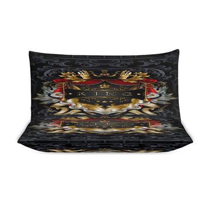 3-Piece Bedding Set-86"×70"/ 218×177cm (Dual-sideded Printing)