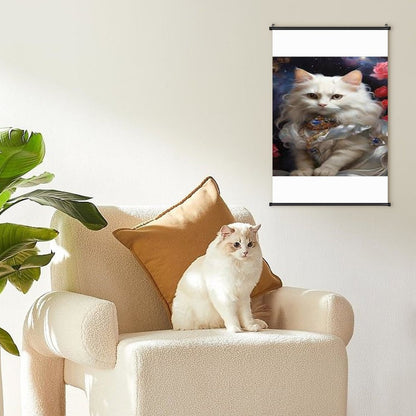 Canvas Hanging Poster with Scrolls-16"x24"/ 40x60cm