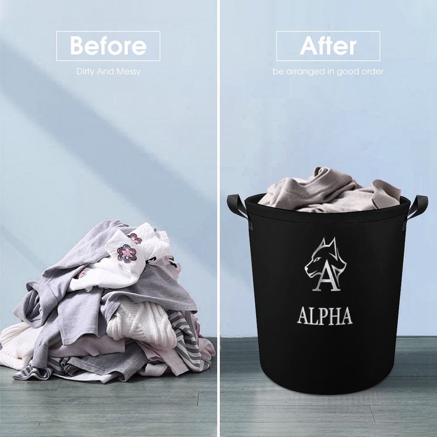 Oxford Collapsible Laundry Basket