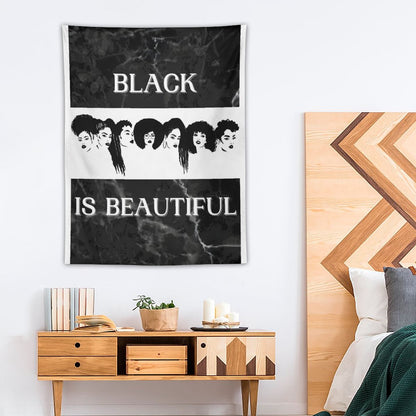 Wall Art with Vertical Tapestry