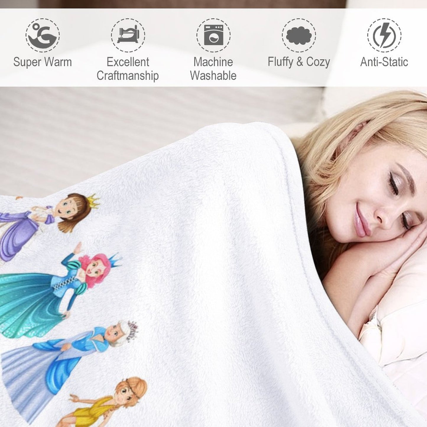 280gsm Flannel Blanket-50"x60" (Dual-sided Printing)