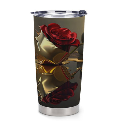 Car Travel Coffee Mug with Lid (All-Over Printing)