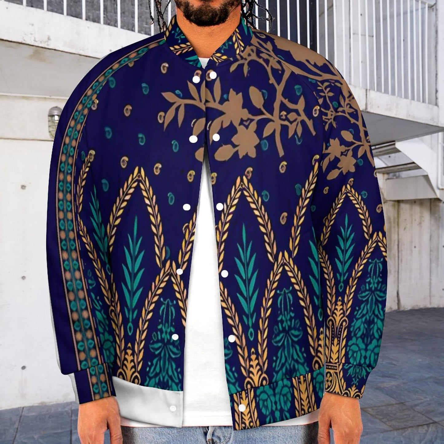 Men's Baseball Jacket (All-Over Printing)