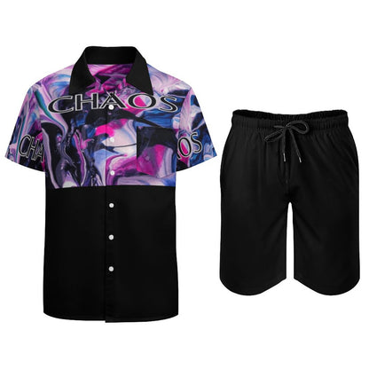CHAOS Hawaiian Short Suit for Men-*XS-3XL