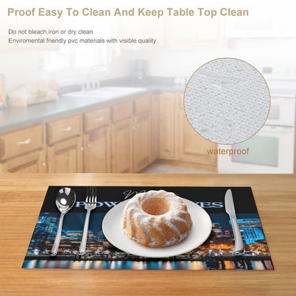 MAKING POWER MOVES PVC Placemats