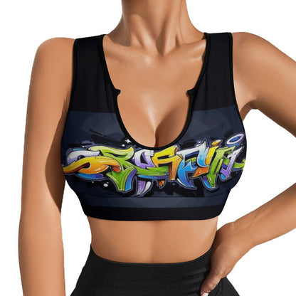 COLORFUL GRAFFITI Yoga Tank Top